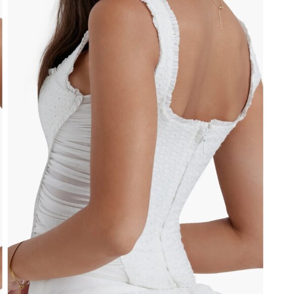 HOUSE OF CB Catalina Eyelet Corset Top - Picture 2 of 8